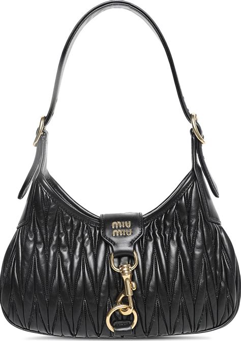 madras bag miu miu|Madras Leather Hobo Bag By Miu Miu .